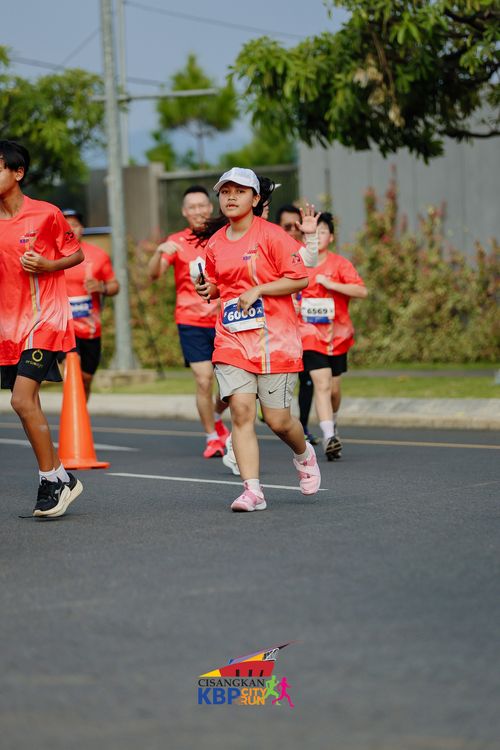 Race photo from CISANGKAN KBP CITY RUN 2025