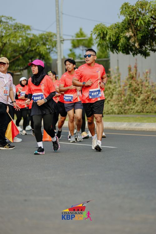 Race photo from CISANGKAN KBP CITY RUN 2025