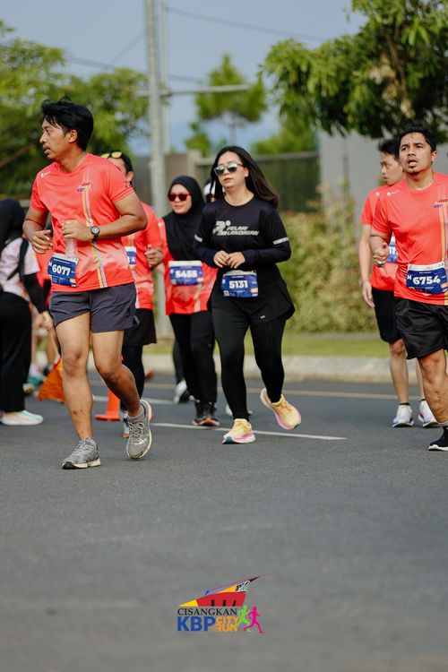 Race photo from CISANGKAN KBP CITY RUN 2025