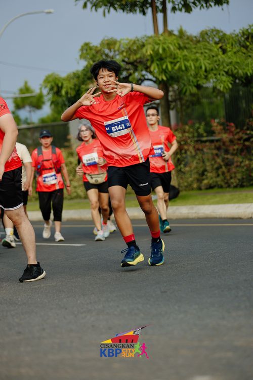 Race photo from CISANGKAN KBP CITY RUN 2025