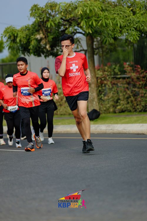 Race photo from CISANGKAN KBP CITY RUN 2025