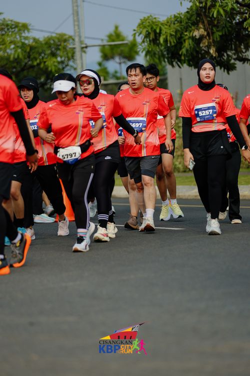 Race photo from CISANGKAN KBP CITY RUN 2025