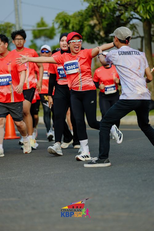 Race photo from CISANGKAN KBP CITY RUN 2025