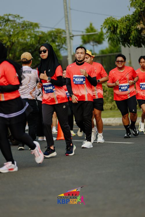 Race photo from CISANGKAN KBP CITY RUN 2025