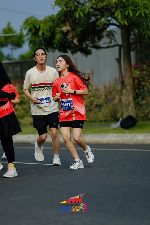Race photo from CISANGKAN KBP CITY RUN 2025