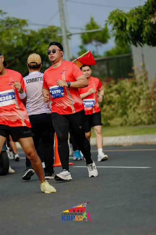 Race photo from CISANGKAN KBP CITY RUN 2025