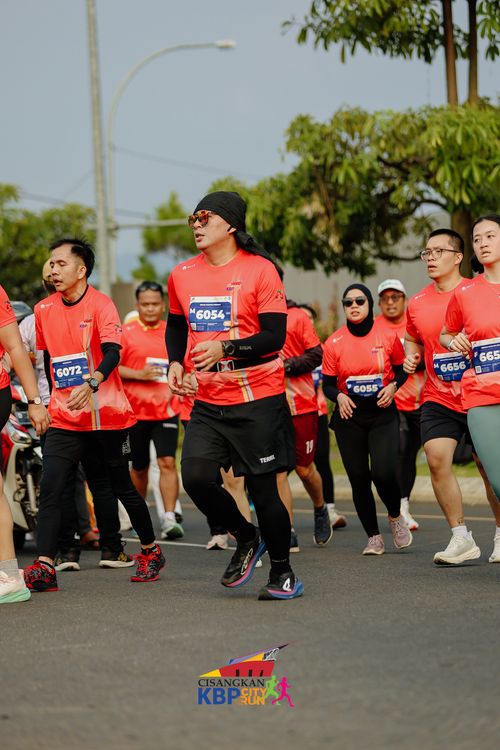 Race photo from CISANGKAN KBP CITY RUN 2025