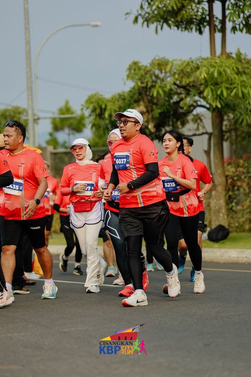 Race photo from CISANGKAN KBP CITY RUN 2025