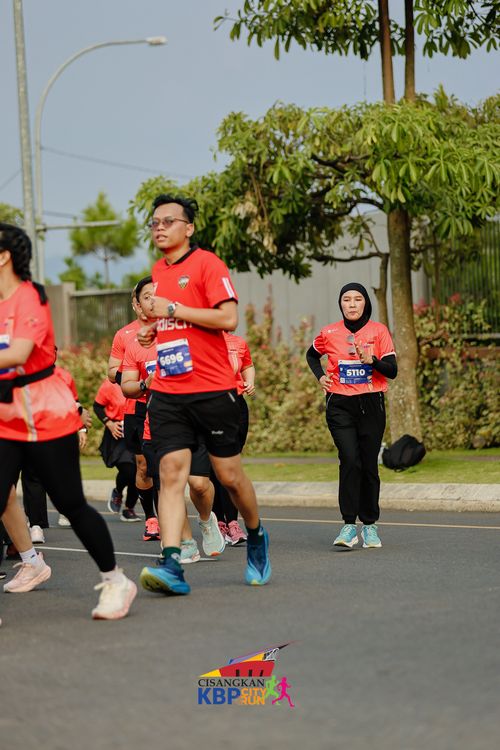 Race photo from CISANGKAN KBP CITY RUN 2025