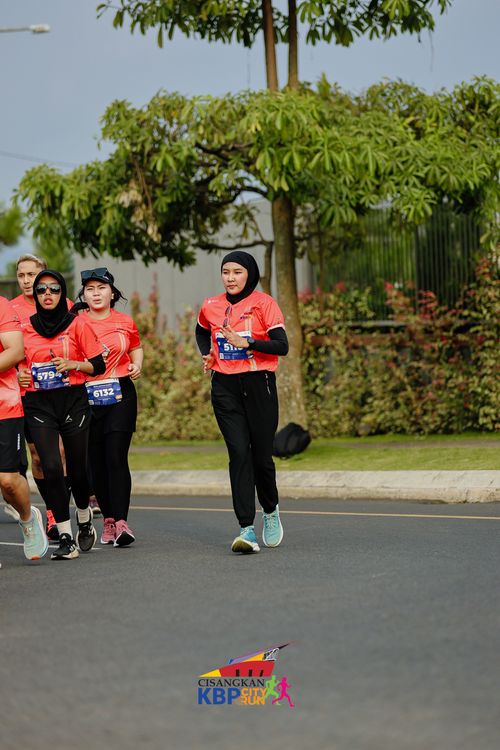Race photo from CISANGKAN KBP CITY RUN 2025