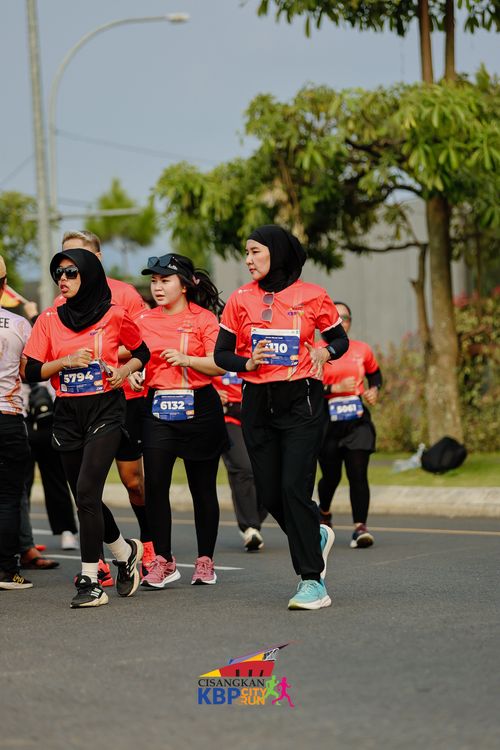 Race photo from CISANGKAN KBP CITY RUN 2025