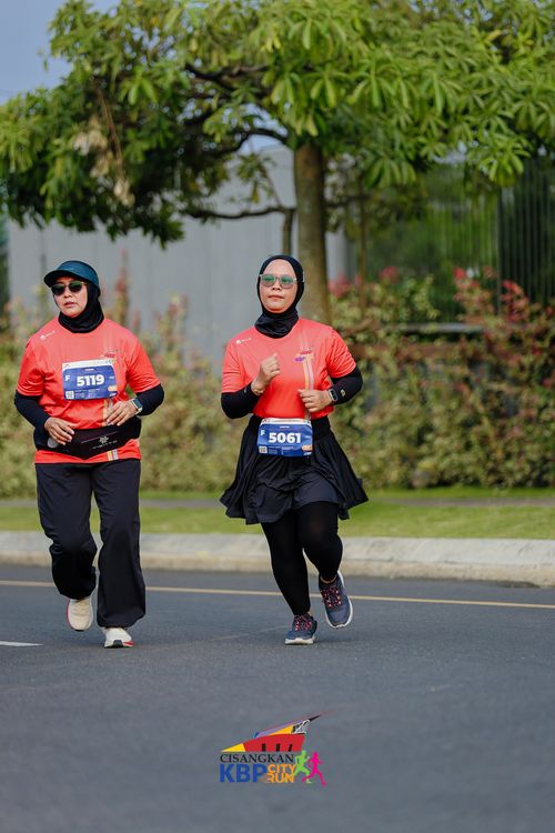 Race photo from CISANGKAN KBP CITY RUN 2025