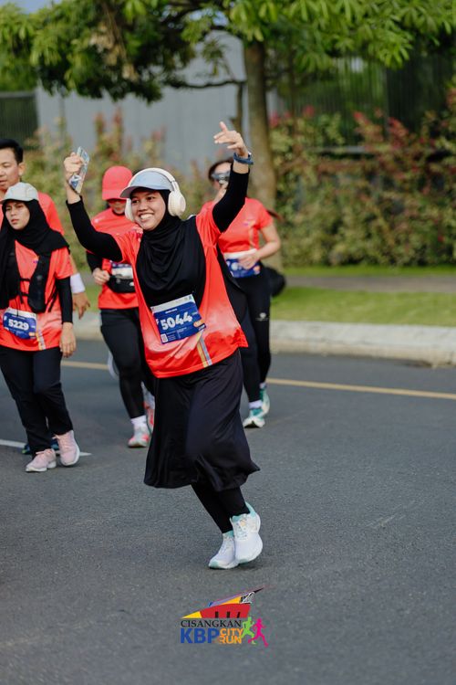 Race photo from CISANGKAN KBP CITY RUN 2025