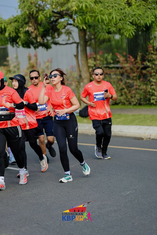 Race photo from CISANGKAN KBP CITY RUN 2025