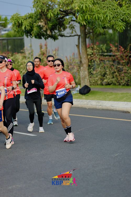 Race photo from CISANGKAN KBP CITY RUN 2025