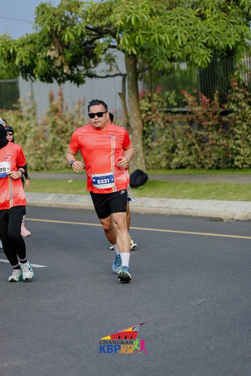 Race photo from CISANGKAN KBP CITY RUN 2025