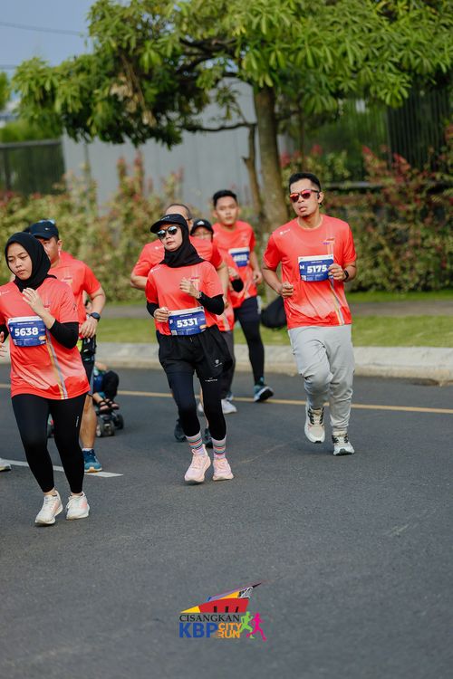 Race photo from CISANGKAN KBP CITY RUN 2025