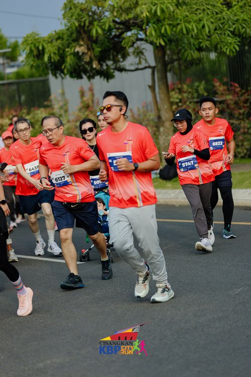 Race photo from CISANGKAN KBP CITY RUN 2025