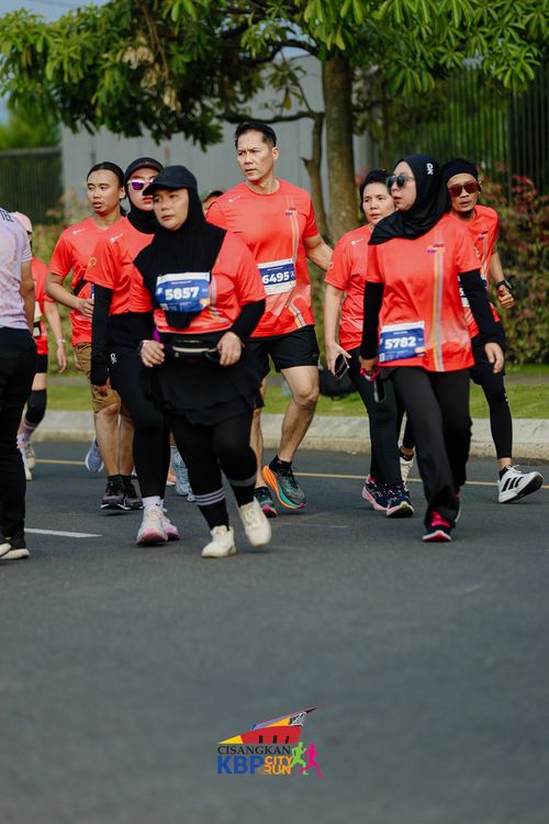 Race photo from CISANGKAN KBP CITY RUN 2025