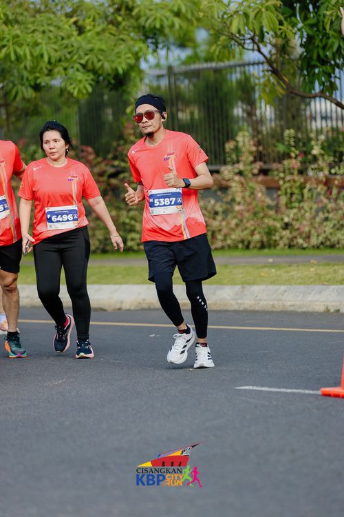 Race photo from CISANGKAN KBP CITY RUN 2025