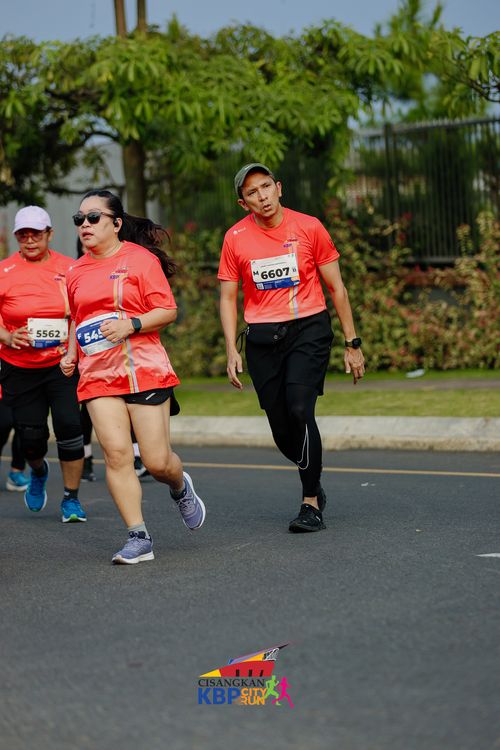 Race photo from CISANGKAN KBP CITY RUN 2025