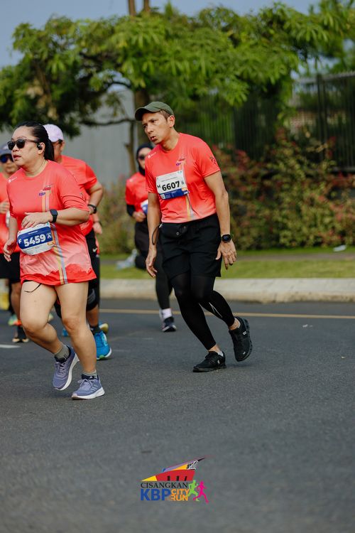 Race photo from CISANGKAN KBP CITY RUN 2025