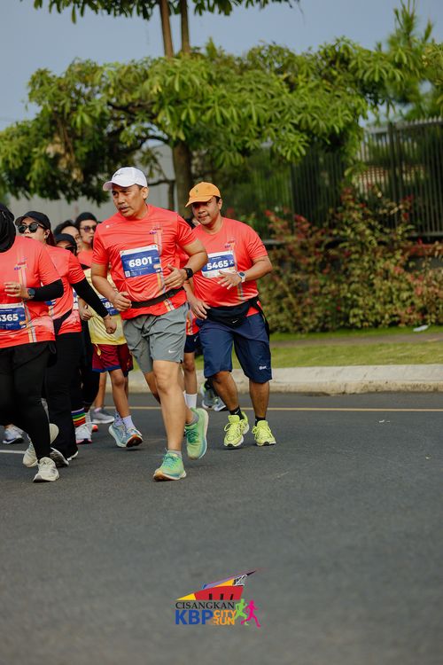 Race photo from CISANGKAN KBP CITY RUN 2025