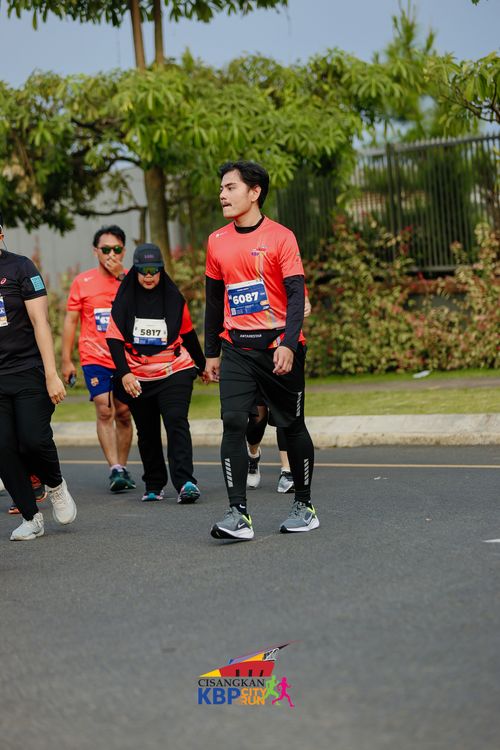 Race photo from CISANGKAN KBP CITY RUN 2025