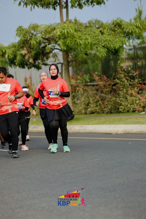 Race photo from CISANGKAN KBP CITY RUN 2025