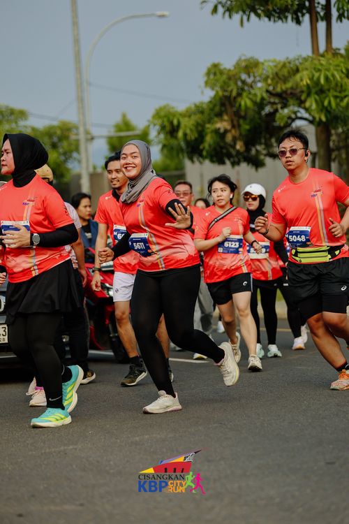 Race photo from CISANGKAN KBP CITY RUN 2025