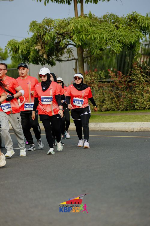 Race photo from CISANGKAN KBP CITY RUN 2025