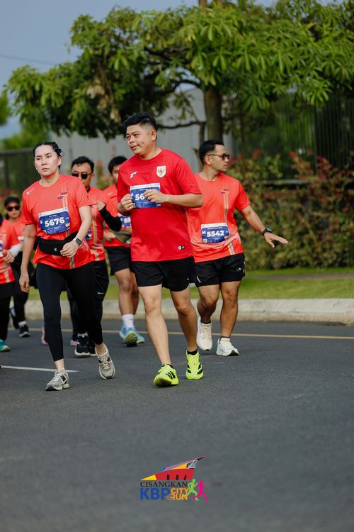 Race photo from CISANGKAN KBP CITY RUN 2025