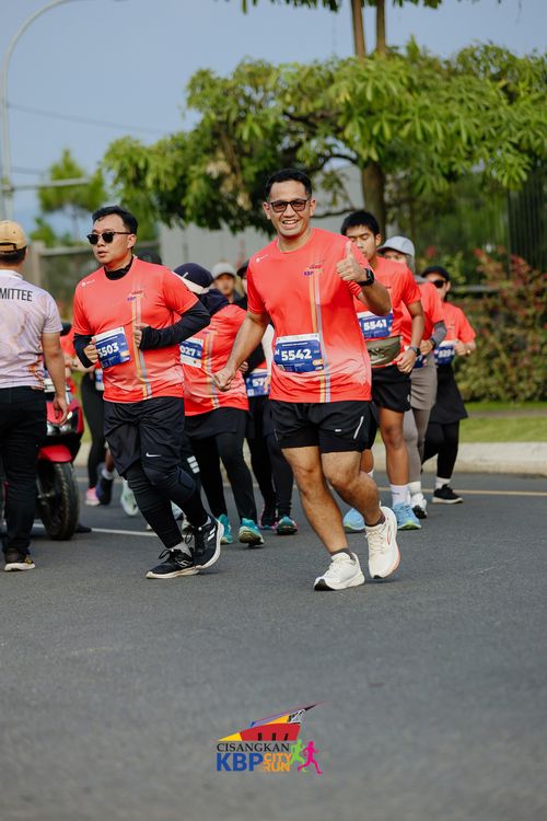 Race photo from CISANGKAN KBP CITY RUN 2025