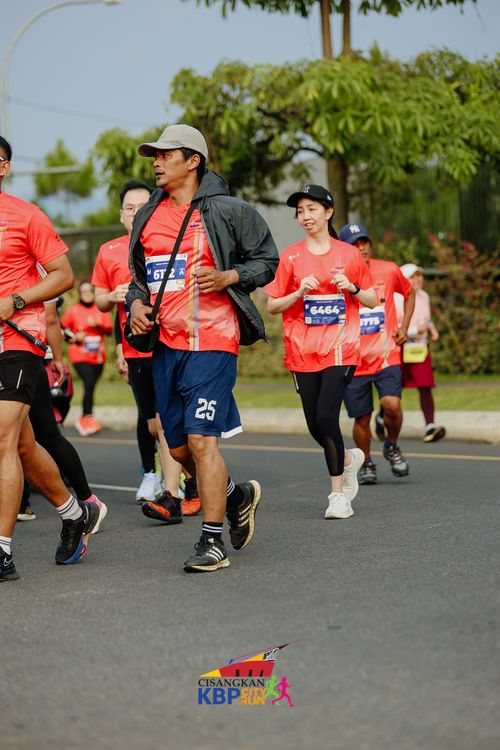 Race photo from CISANGKAN KBP CITY RUN 2025