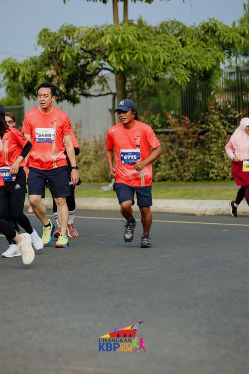 Race photo from CISANGKAN KBP CITY RUN 2025