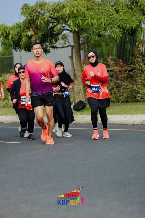 Race photo from CISANGKAN KBP CITY RUN 2025