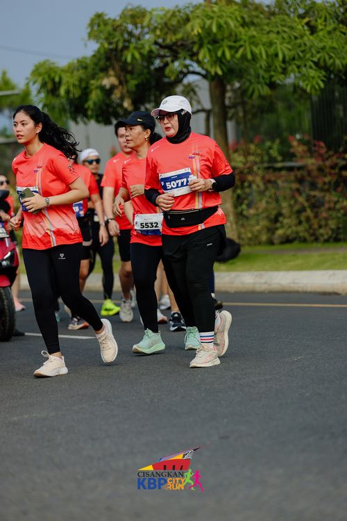 Race photo from CISANGKAN KBP CITY RUN 2025