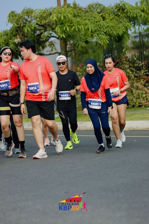 Race photo from CISANGKAN KBP CITY RUN 2025