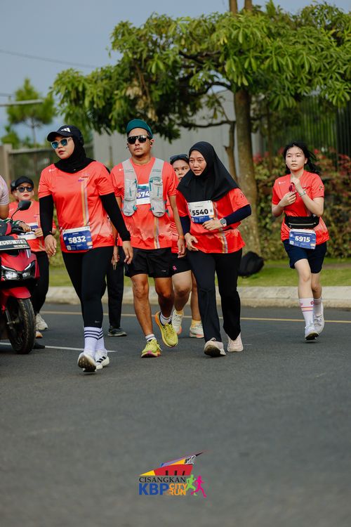 Race photo from CISANGKAN KBP CITY RUN 2025