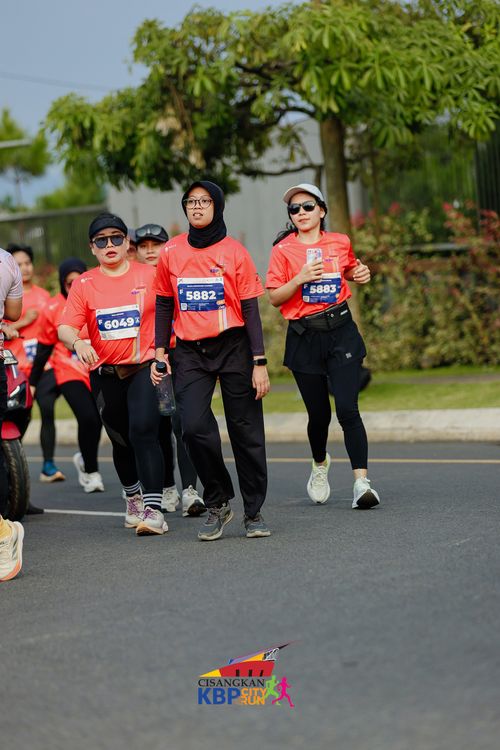 Race photo from CISANGKAN KBP CITY RUN 2025