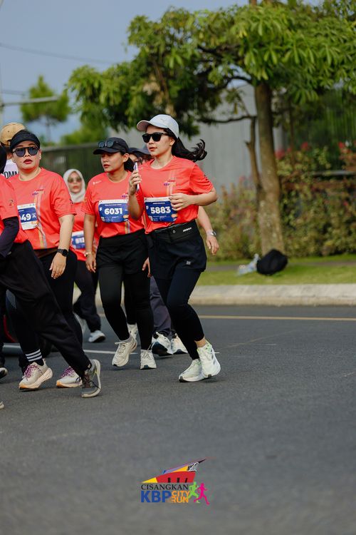 Race photo from CISANGKAN KBP CITY RUN 2025