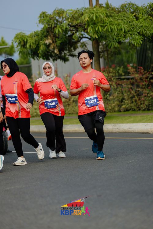 Race photo from CISANGKAN KBP CITY RUN 2025