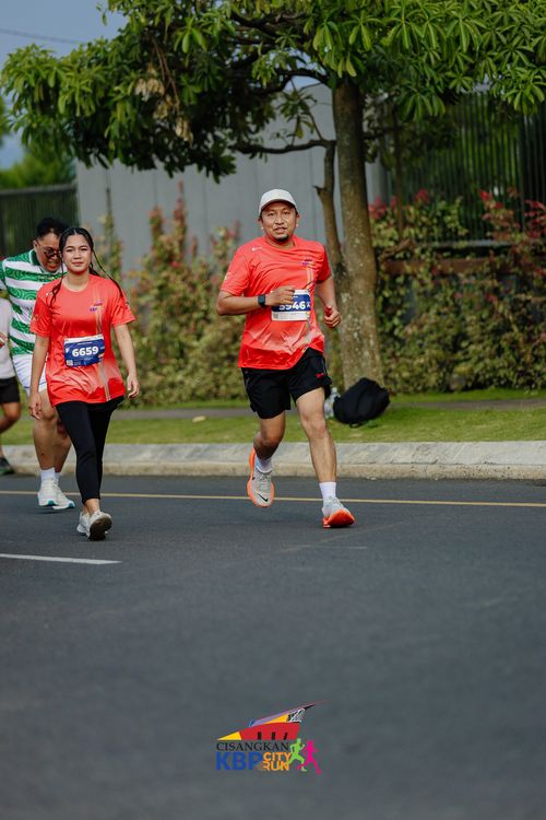 Race photo from CISANGKAN KBP CITY RUN 2025