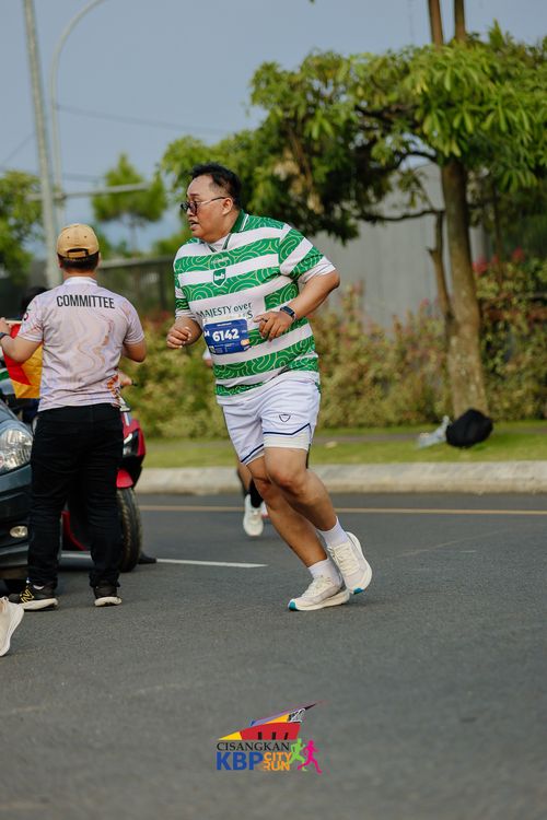 Race photo from CISANGKAN KBP CITY RUN 2025