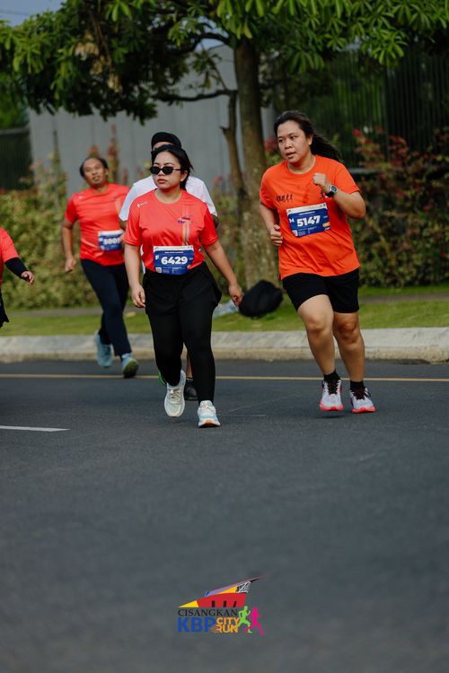 Race photo from CISANGKAN KBP CITY RUN 2025