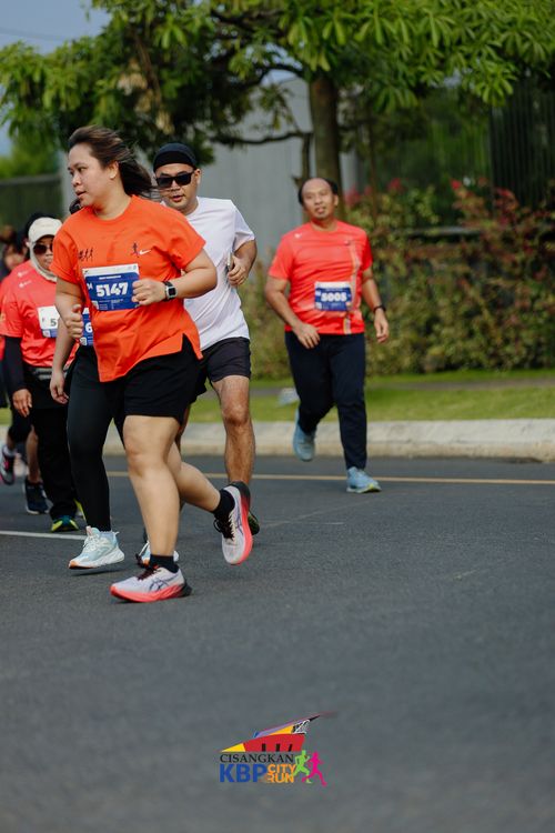 Race photo from CISANGKAN KBP CITY RUN 2025