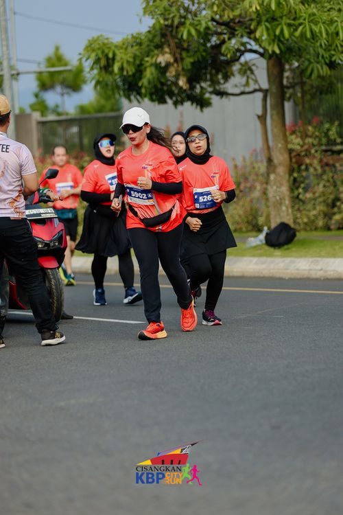 Race photo from CISANGKAN KBP CITY RUN 2025