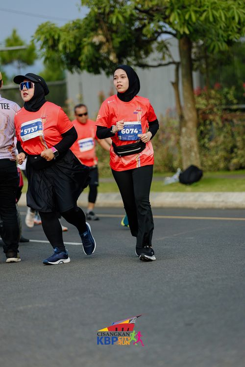 Race photo from CISANGKAN KBP CITY RUN 2025