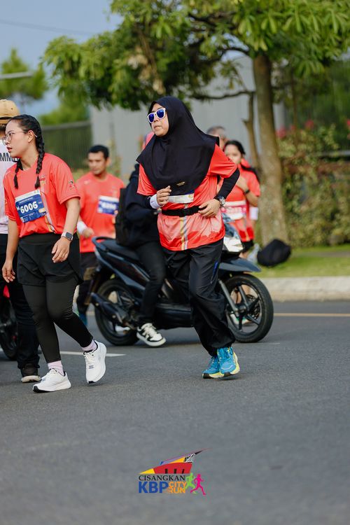 Race photo from CISANGKAN KBP CITY RUN 2025