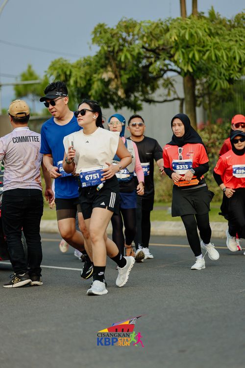 Race photo from CISANGKAN KBP CITY RUN 2025